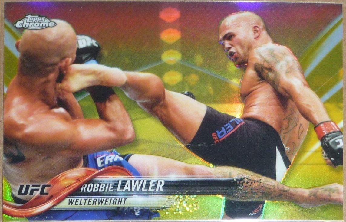 Robbie Lawler 2018 Topps Chrome UFC Base #35 Gold