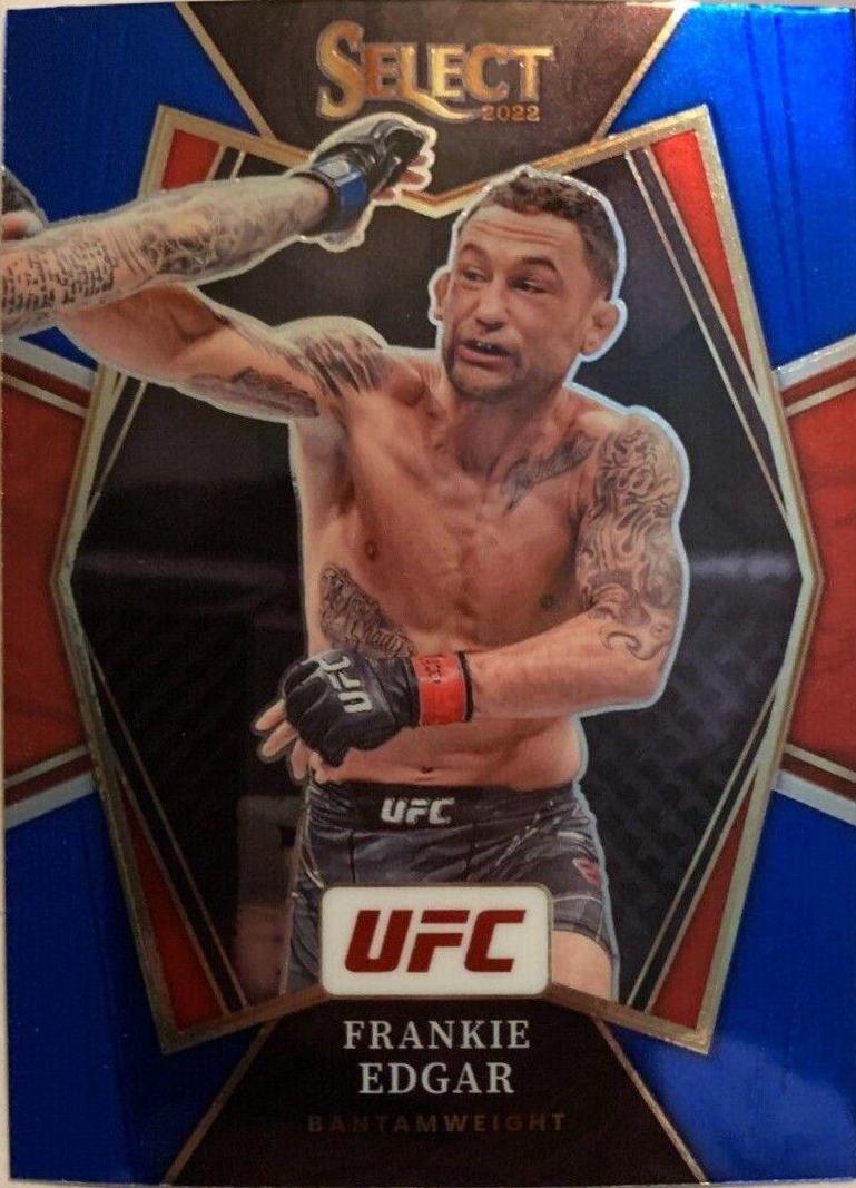 Frankie Edgar 2022 Panini Select UFC Premier Level #152 Blue Prizm