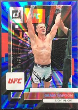 Grant Dawson 2023 Panini Donruss UFC Base #42 Blue Laser