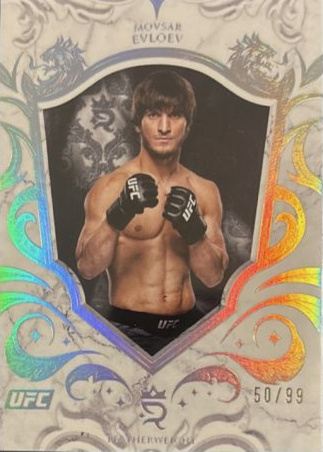 Movsar Evloev 2025 Topps Royalty UFC Base #35 Gold
