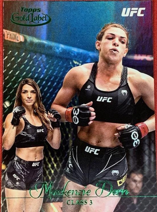 Mackenzie Dern 2024 Topps Gold Label UFC Base Class I #55 Green