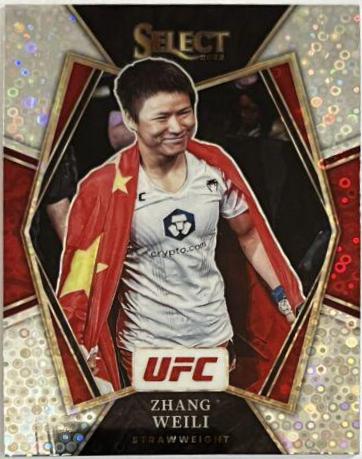 Zhang Weili 2022 Panini Select UFC Octagonside #291 Disco