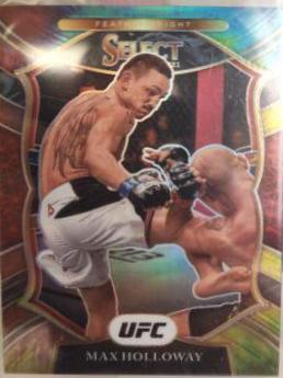 Max Holloway 2021 Panini Select UFC Octagonside #298 Black Prizms