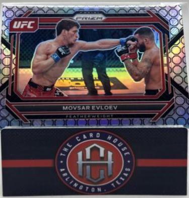 Movsar Evloev 2023 Panini Prizm UFC Base #29 Octagon
