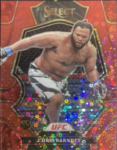 Chris Barnett 2023 Panini Select UFC Octagonside #246 Red Disco