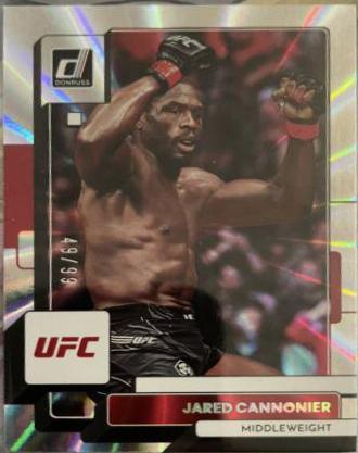 Jared Cannonier 2023 Panini Donruss UFC Base #172 Laser
