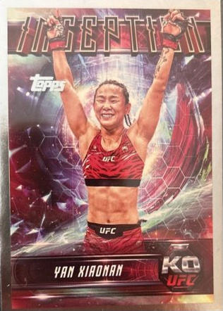 Yan Xiaonan 2025 Topps Knockout UFC Inception #IN-25 Platinum