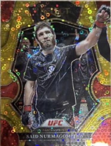 Said Nurmagomedov 2023 Panini Select UFC Premier Level #111 Gold Disco