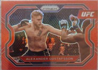 Alexander Gustafsson 2022 Panini Prizm UFC Base #35 Red
