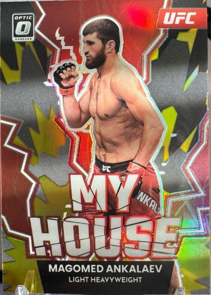 Magomed Ankalaev 2023 Panini Donruss Optic UFC My House #11 Gold