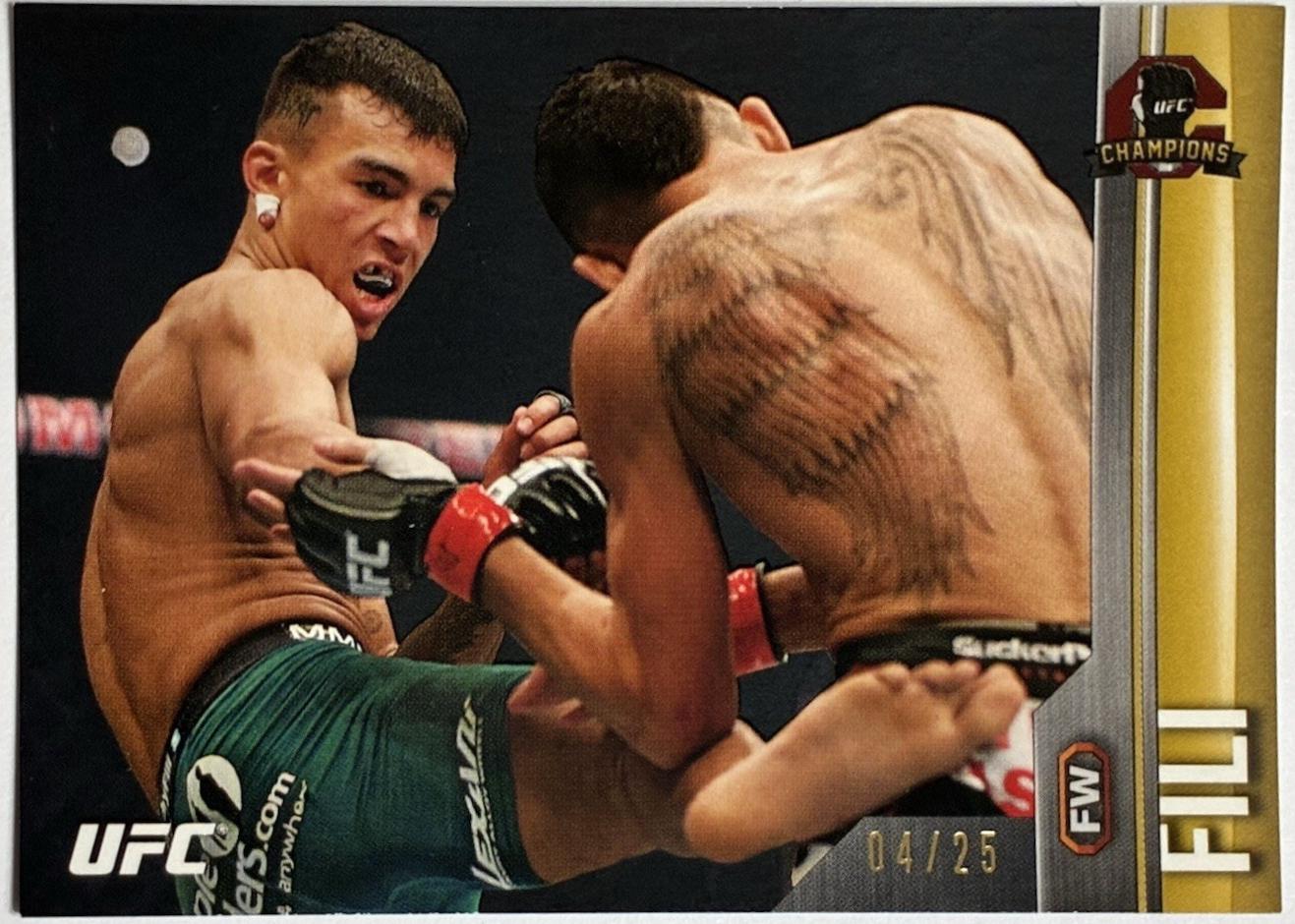 Andre Fili 2015 Topps UFC Champions Base #83 Gold