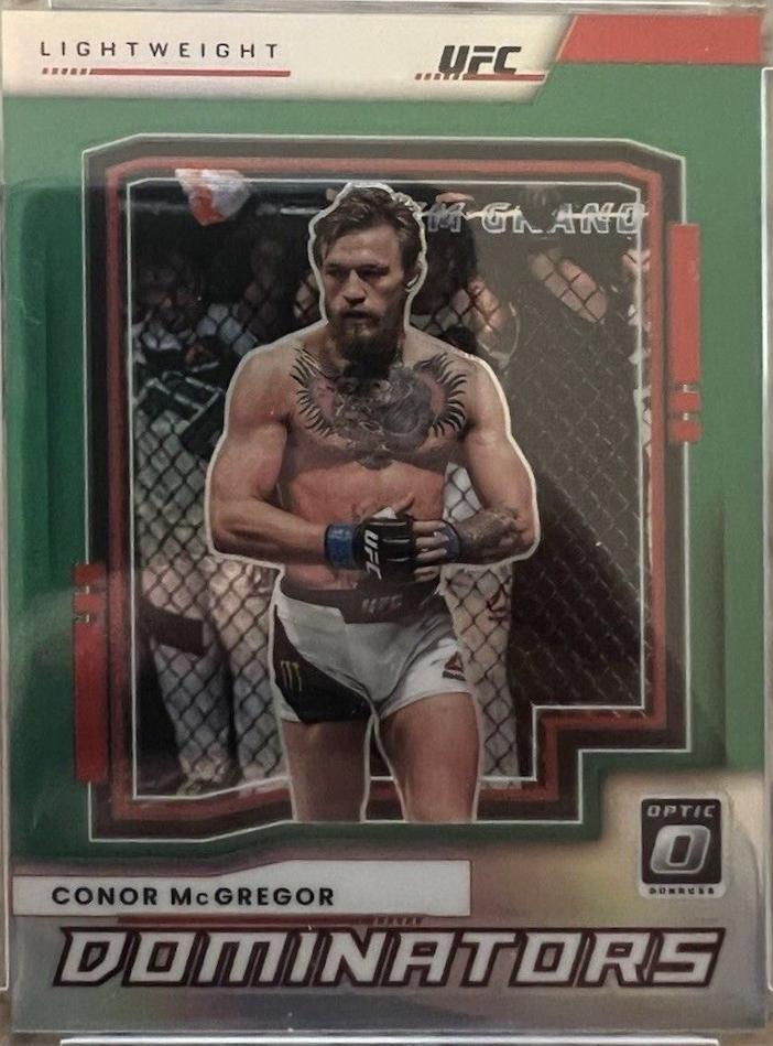Conor McGregor 2022 Panini Donruss Optic UFC Dominators #2 Green