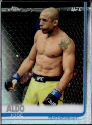 José Aldo 2019 Topps Chrome UFC Base #6 Refractor