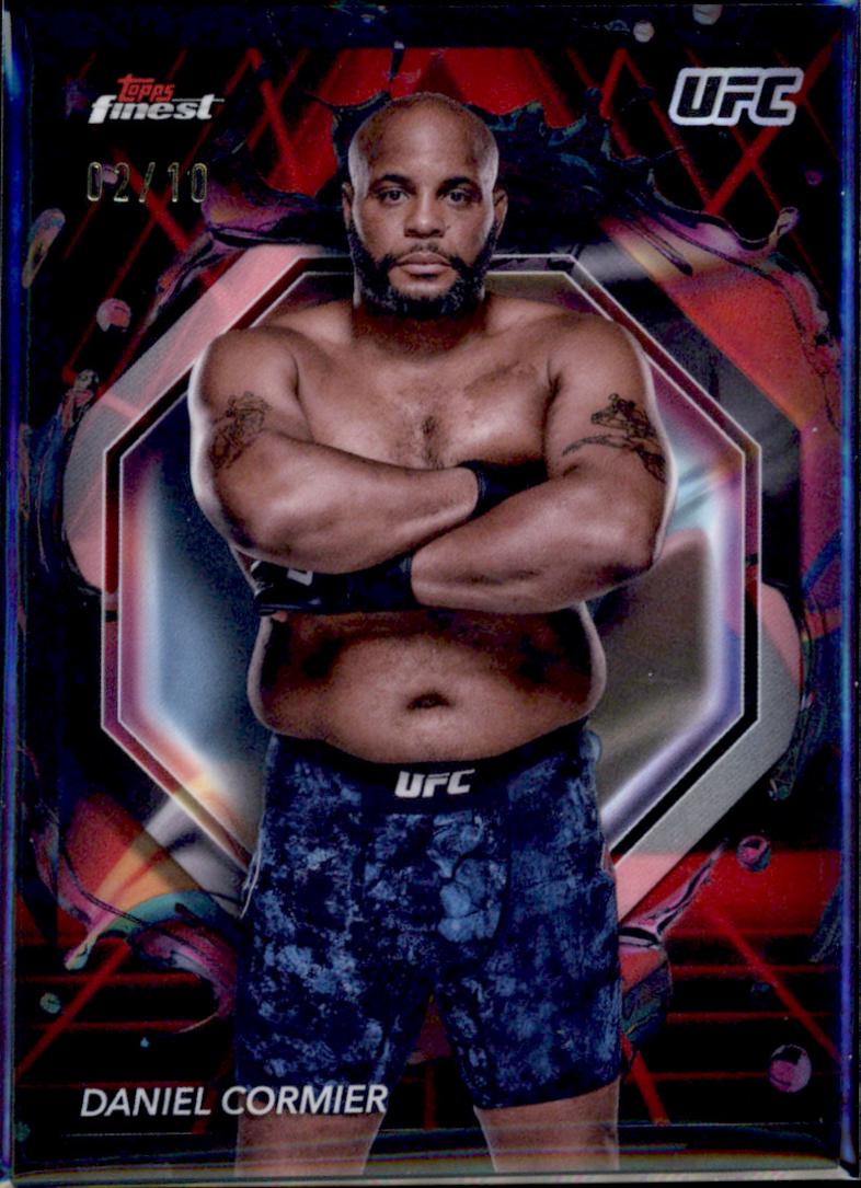 Daniel Cormier 2024 Topps Finest UFC Base Rare #288 Red Black Vapor Refractor