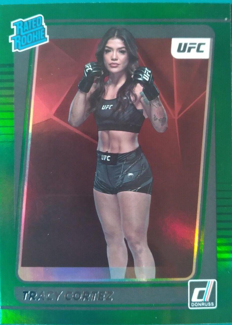 Tracy Cortez 2022 Panini Donruss UFC Base #210 Green