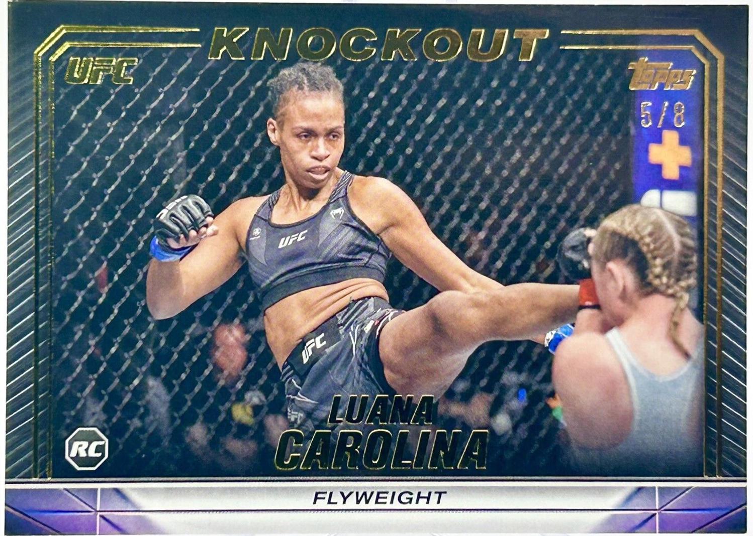 Luana Carolina 2024 Topps Knockout UFC Base #89 Gold