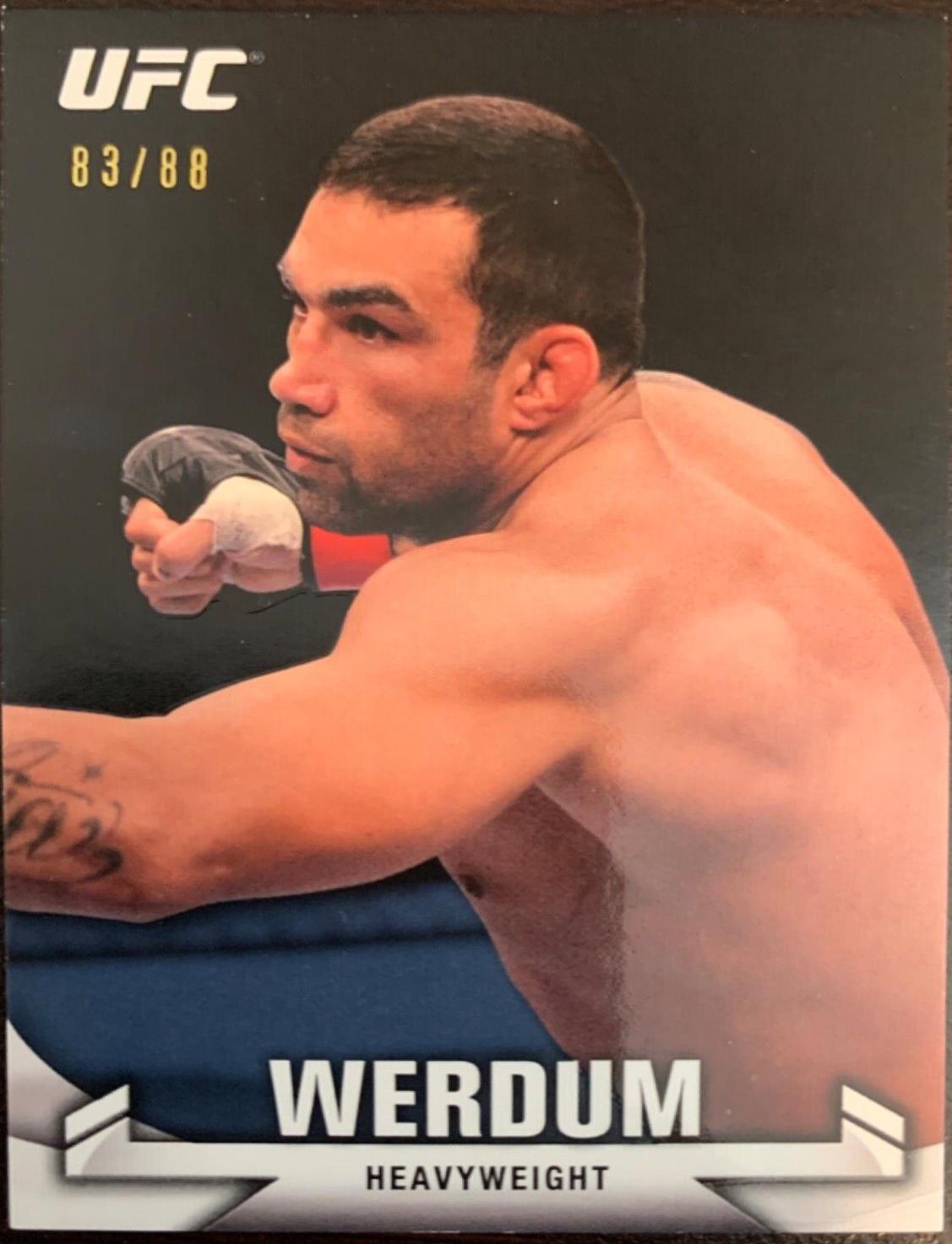 Fabricio Werdum 2013 Topps UFC Knockout Base #41 Green