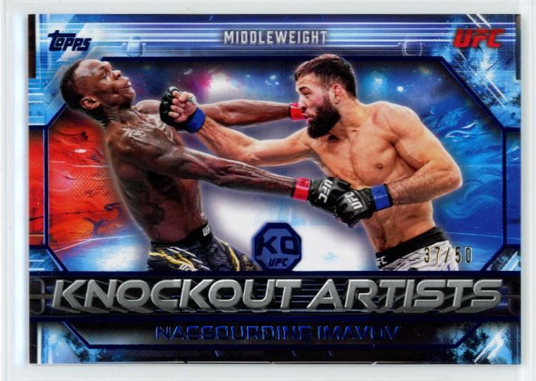 Nassourdine Imavov 2026 Topps Knockout UFC Knockout Artists #KA-23 Red