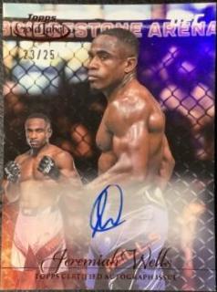 Jeremiah Wells 2024 Topps Gold Label UFC Gold Label Autographs #GLA-JWE Red