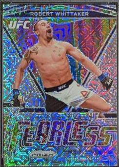 Robert Whittaker 2021 Panini Prizm UFC Fearless #10 Mojo
