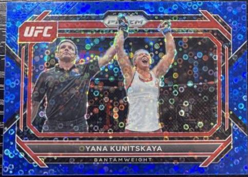Yana Santos 2023 Panini Prizm Under Card UFC Base #93 Blue