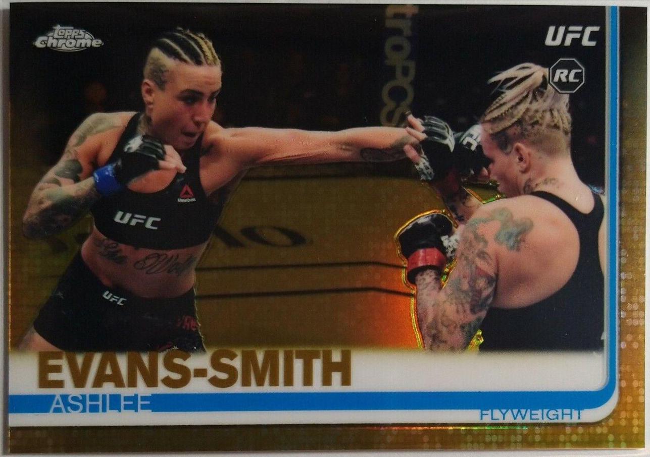 Ashlee Evans-Smith 2019 Topps Chrome UFC Base #91 Gold