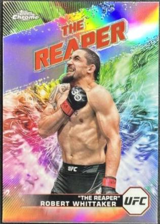 Robert Whittaker 2024 Topps Chrome UFC AKA #AKA-7 Refractor