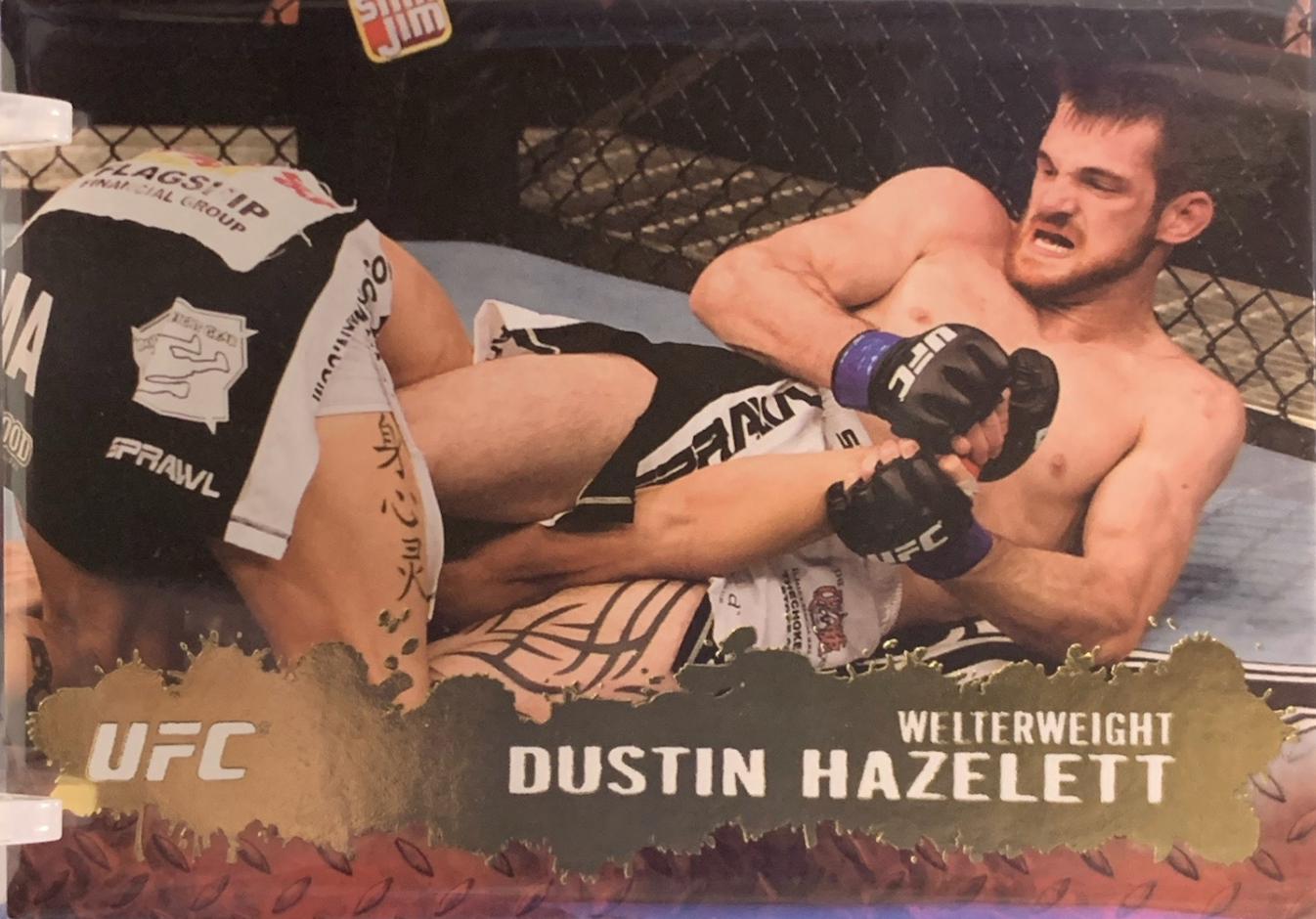 Dustin Hazelett 2009 Topps UFC Round 2 Base #28 Gold