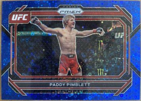 Paddy Pimblett 2023 Panini Prizm Under Card UFC Base #87 Blue