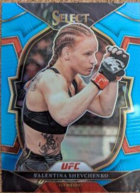 Valentina Shevchenko 2023 Panini Select UFC Concourse #5 Light Blue