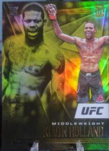 Kevin Holland 2021 Panini Chronicles UFC Base Illusions #172 Gold