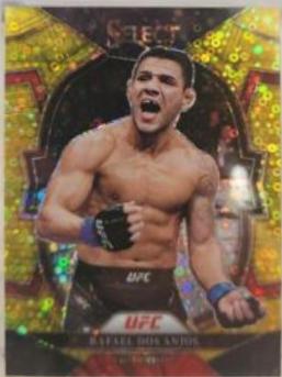 Rafael Dos Anjos 2023 Panini Select UFC Concourse #61 Gold Disco
