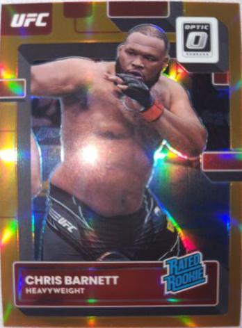 Chris Barnett 2023 Panini Donruss Optic UFC Base #112 Orange