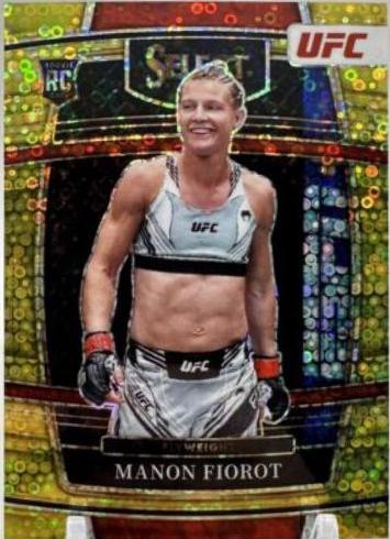 Manon Fiorot 2022 Panini Select UFC Concourse #69 Gold Disco
