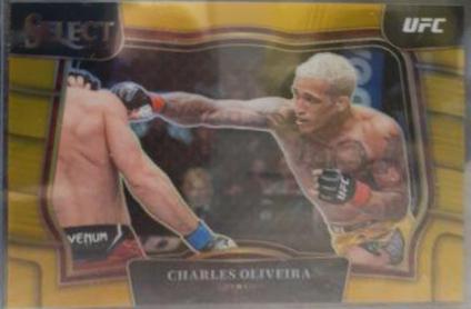 Charles Oliveira 2023 Panini Select UFC Octagonside #236 Gold