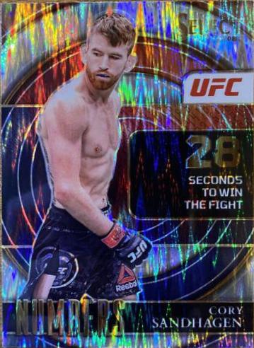 Cory Sandhagen 2022 Panini Select UFC Select Numbers #6 Flash