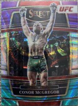 Conor McGregor 2022 Panini Select UFC Concourse #93 Green and Purple