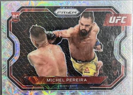 Michel Pereira 2021 Panini Prizm UFC Base #183 Premium