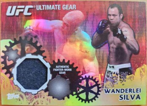 Wanderlei Silva 2010 Topps UFC Ultimate Gear Relics #UG-WS Gold