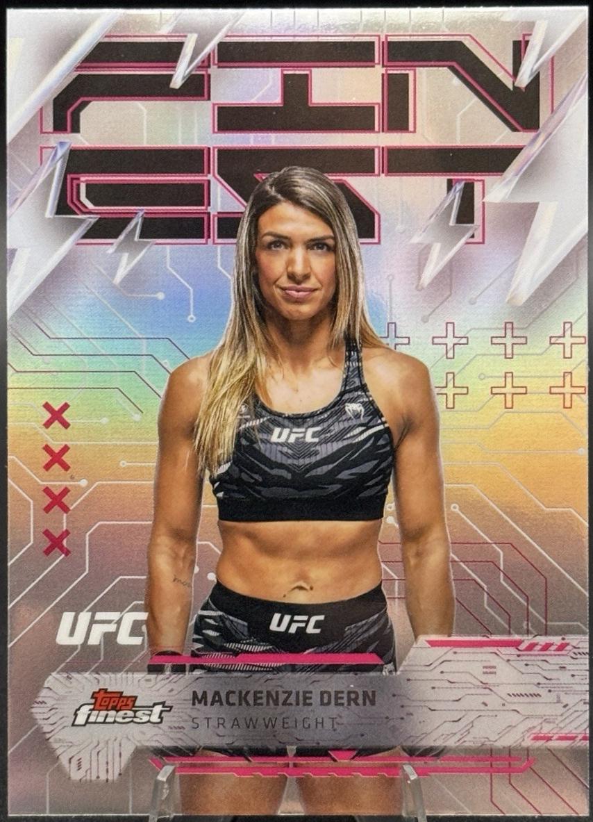 Mackenzie Dern 2025 Topps Finest UFC Base Rare #261 Refractor