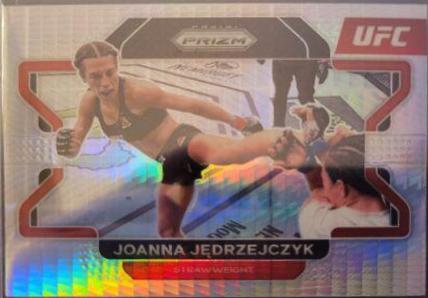 Joanna Jędrzejczyk 2022 Panini Prizm UFC Base #83 Hyper