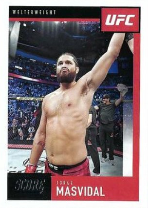 Jorge Masvidal 2021 Panini Chronicles UFC Base Score #99 Pink