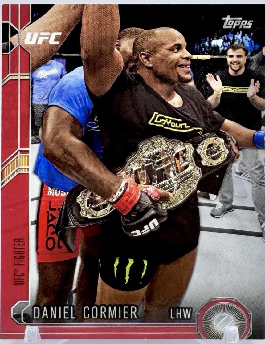 Daniel Cormier 2015 Topps UFC Chronicles Base #192 Red