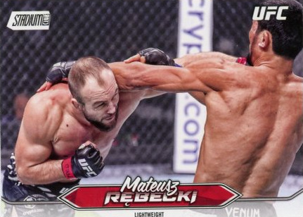 Mateusz Rębecki 2025 Topps Stadium Club UFC Base #158 Gold