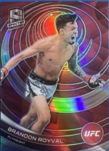 Brandon Royval 2023 Panini Chronicles UFC Base Spectra #381 Red