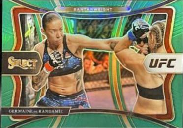 Germaine de Randamie 2021 Panini Select UFC Premier Level #137 Green