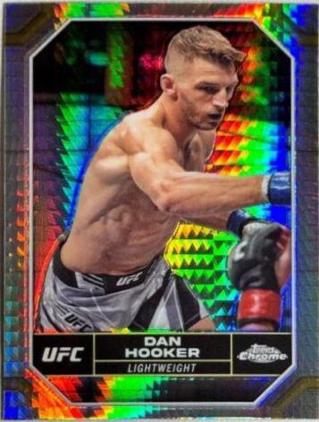 Dan Hooker 2024 Topps Chrome UFC Base #54 Prism Refractor