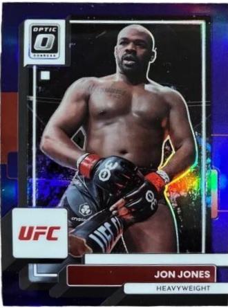 Jon Jones 2023 Panini Donruss Optic UFC Base #85 Purple