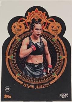 Yazmin Jauregui 2024 Topps Noche UFC Base #17 Purple Die-Cut