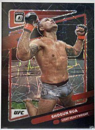 Mauricio Rua 2022 Panini Donruss Optic UFC Base #13 Black Velocity
